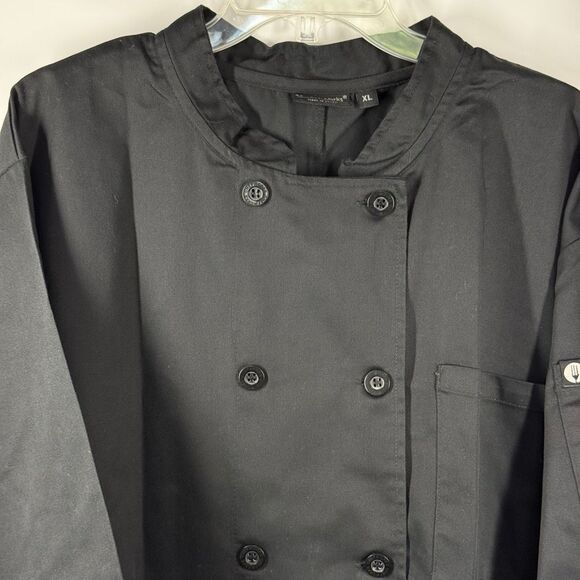B 42  Chef Works Mens Cool Vent Short Sleeve Chef Coat size XL NWOT - Picture 3 of 9